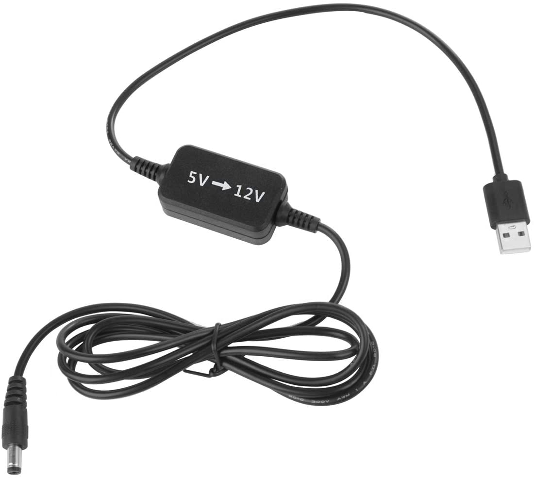 USB 5 Volt - 12 Volt Converter Cable
